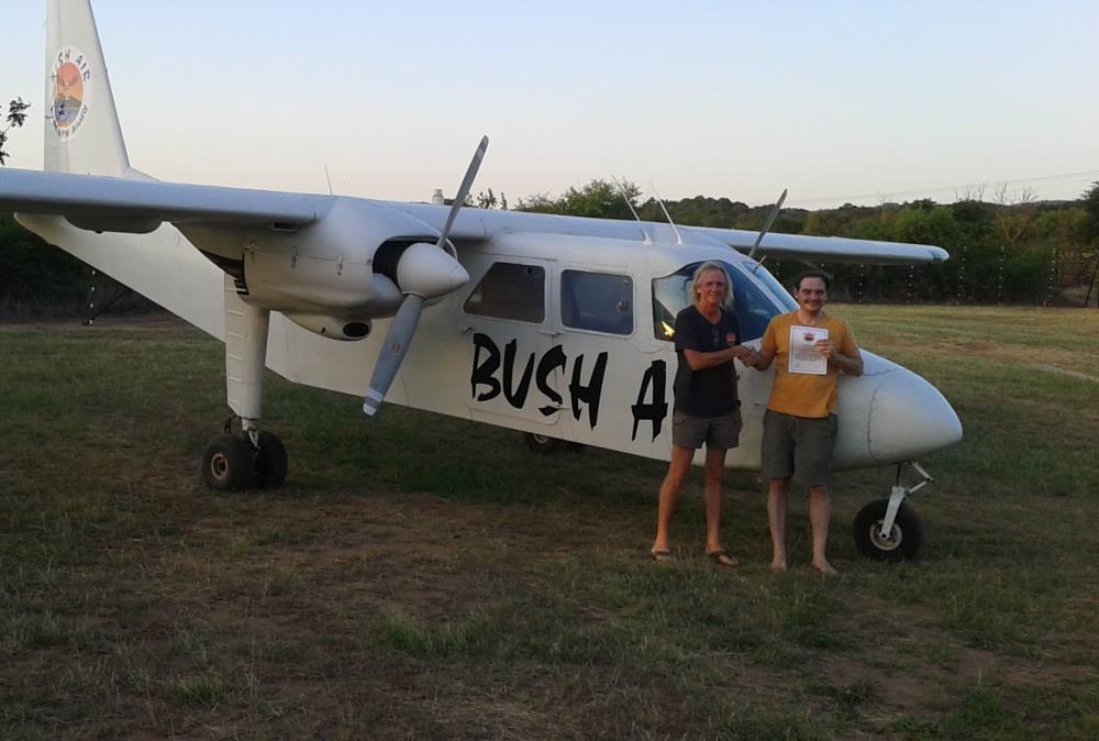 Bush Air - Backcountry / bush flying course. CC Pocock with Roland Berez from New Hungary. Bush Air BNA2.